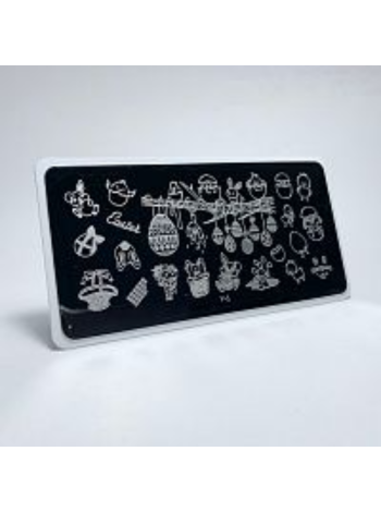 Aeropuffing, пластина для стемпинга Stamping Plate, Y-1 (пасхальный)