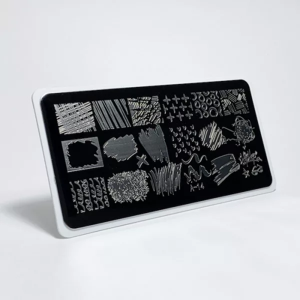 Aeropuffing, пластина для стемпинга Stamping Plate, A-14 (геометрия)