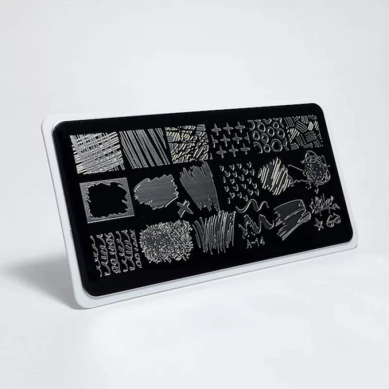 Aeropuffing, пластина для стемпинга Stamping Plate, A-14 (геометрия)