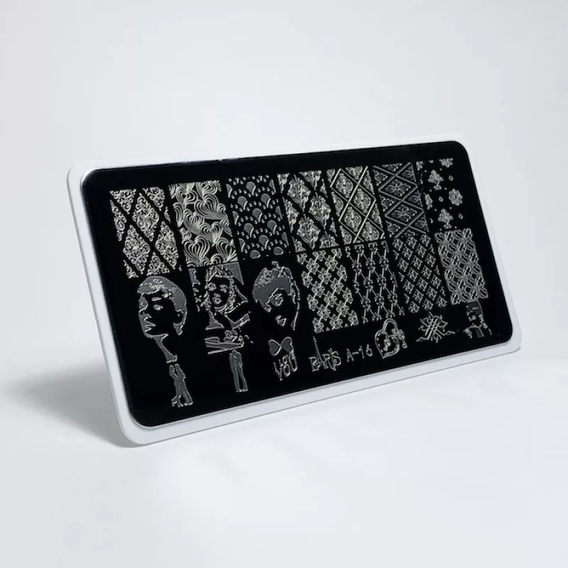 Aeropuffing, пластина для стемпинга Stamping Plate, A-16 (винтаж)