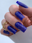 Aeropuffing, верхнее покрытие с золотой поталью Gold Gilding No Cleanse LED Top Coat, 8 мл.