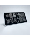 Aeropuffing, пластина для стемпинга Stamping Plate, B3-20 (йога)