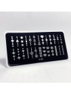 Aeropuffing, пластина для стемпинга Stamping Plate, A-22 (значки)