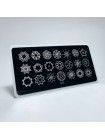 Aeropuffing, пластина для стемпинга Stamping Plate, Q-11 (калейдоскоп)